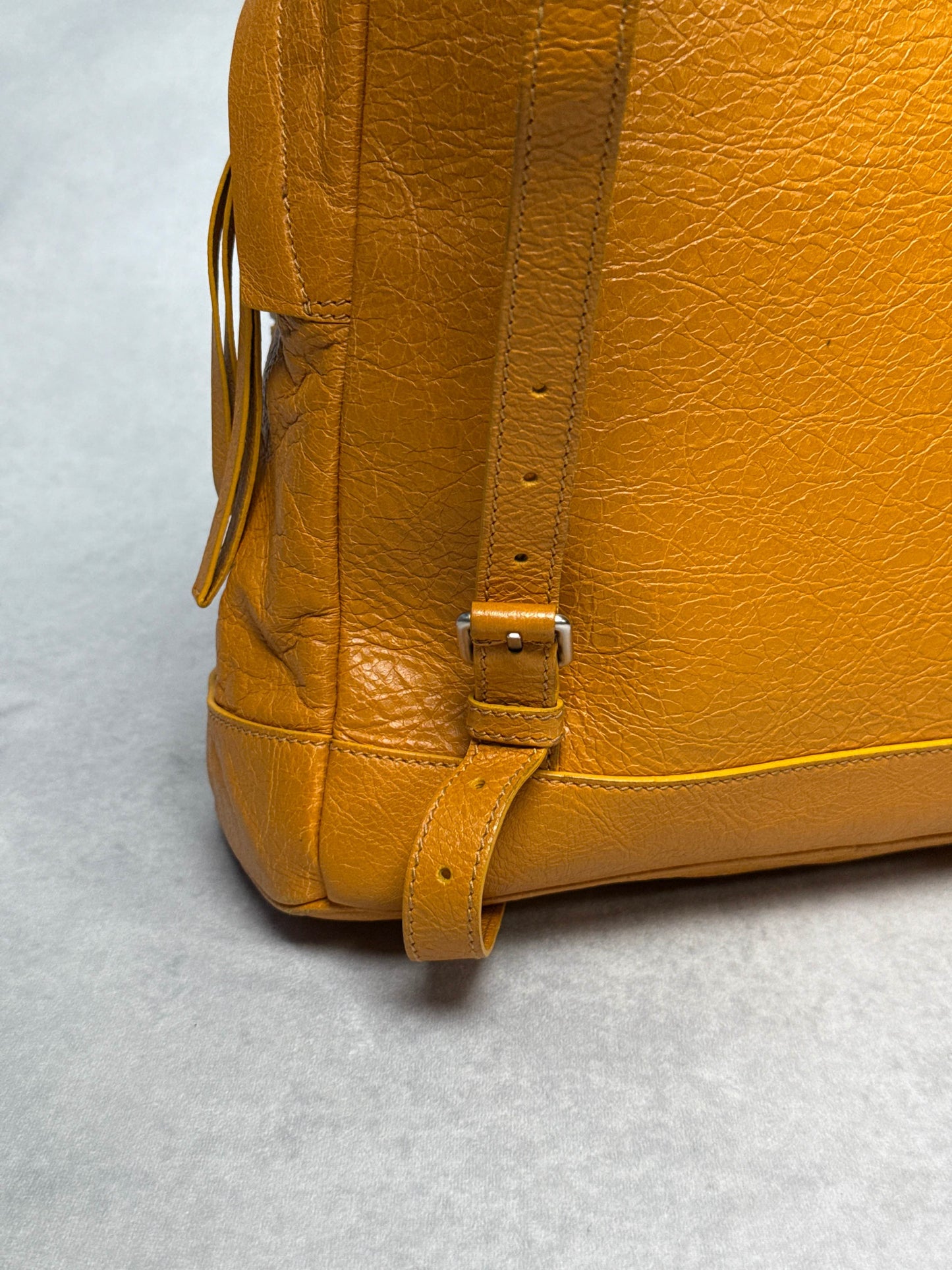 Balenciaga Backpack Arena Lamb Leather Orange