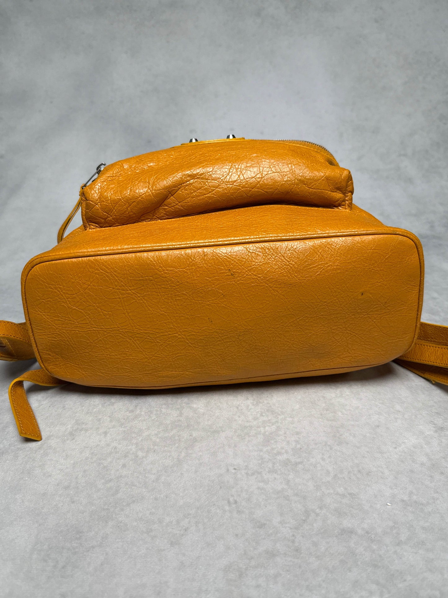 Balenciaga Backpack Arena Lamb Leather Orange