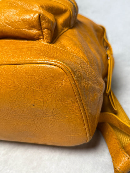 Balenciaga Backpack Arena Lamb Leather Orange