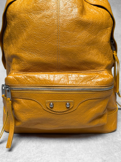Balenciaga Backpack Arena Lamb Leather Orange