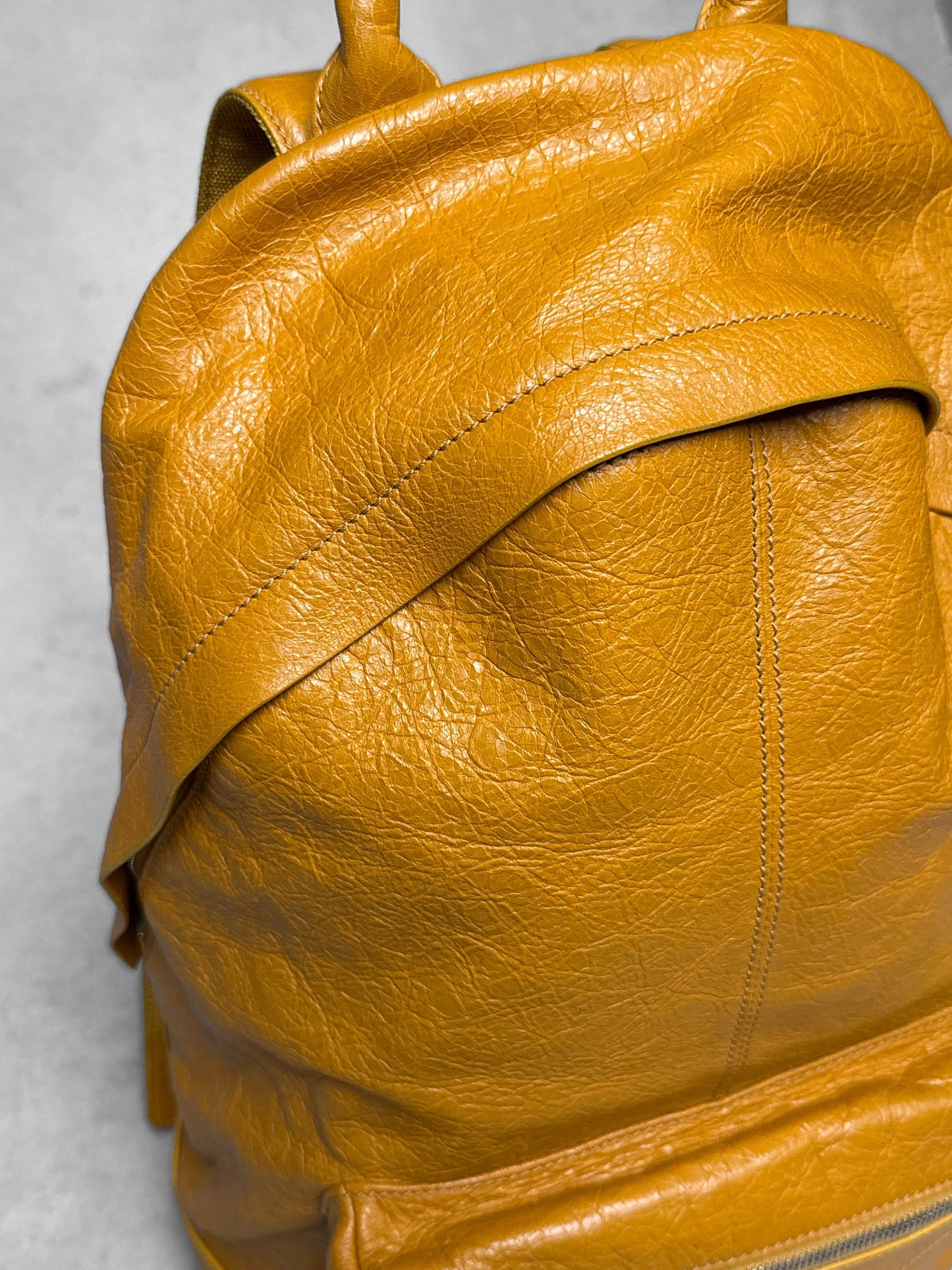 Balenciaga Backpack Arena Lamb Leather Orange