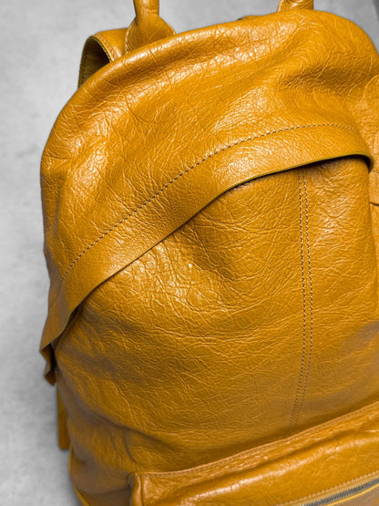 Balenciaga Backpack Arena Lamb Leather Orange
