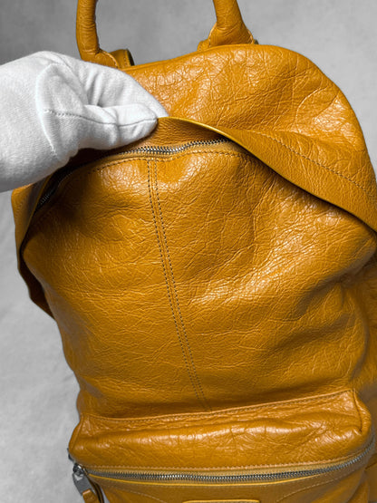 Balenciaga Backpack Arena Lamb Leather Orange