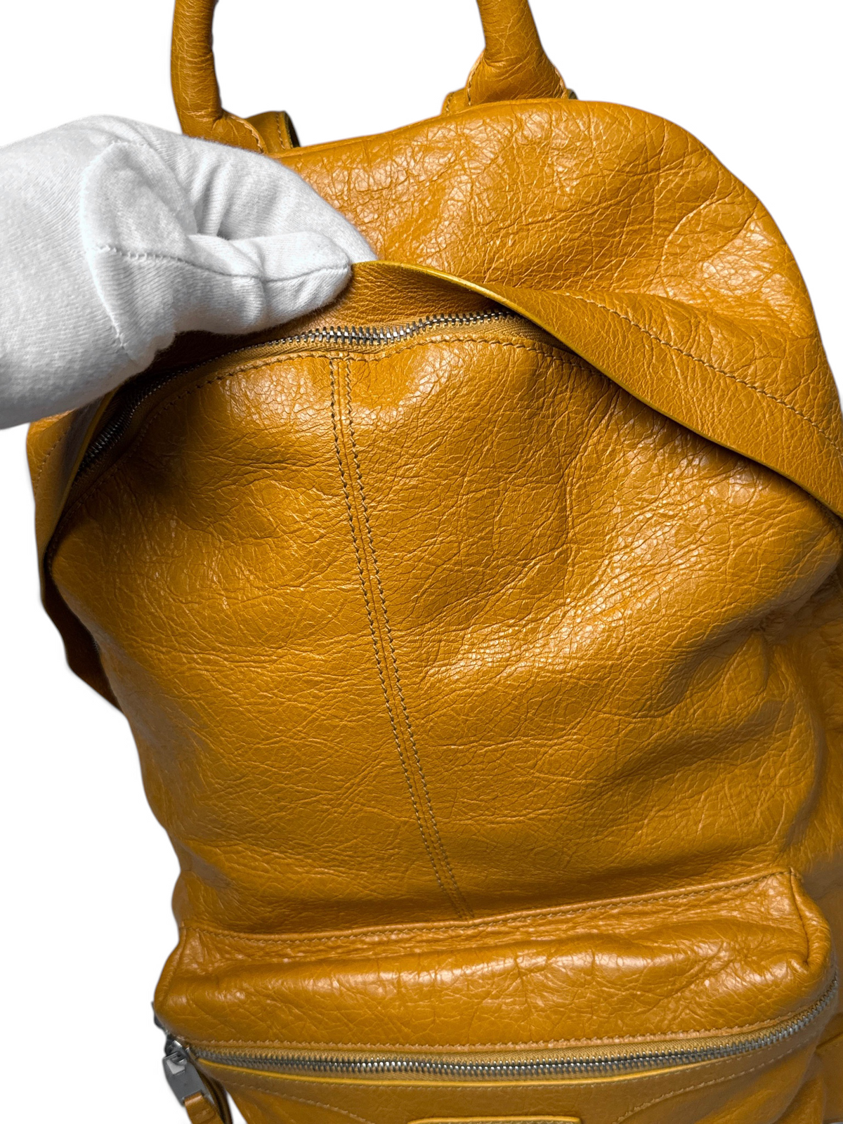 Balenciaga Backpack Arena Leather Orange