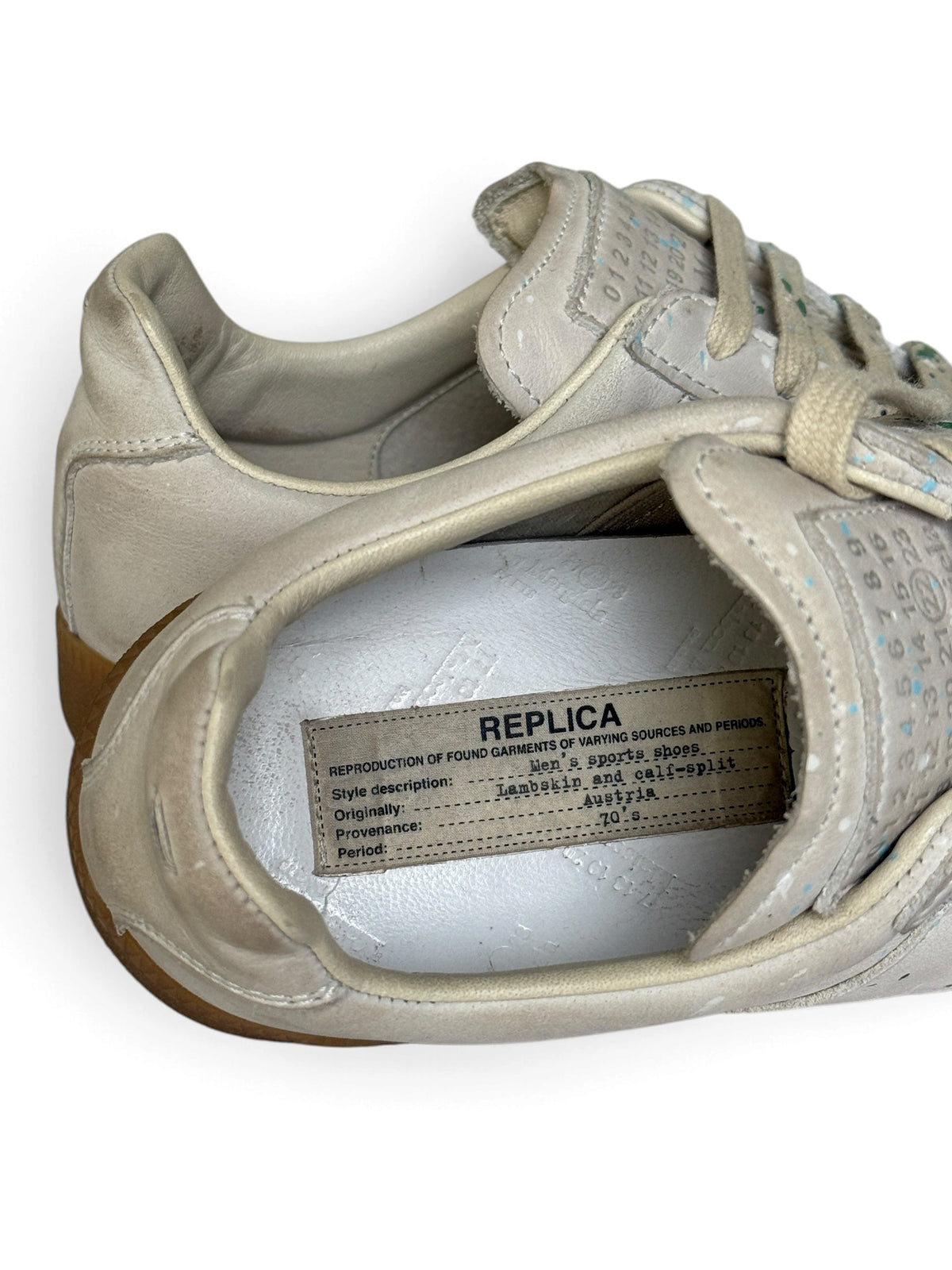 Maison Margiela GATs Paint Splatter