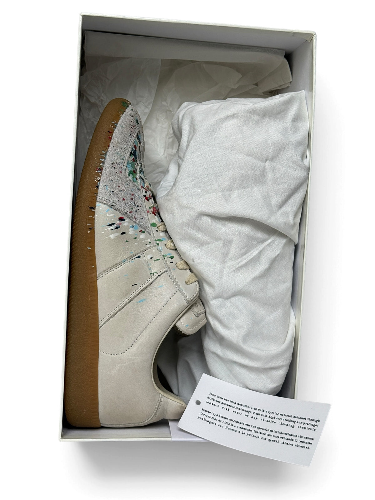 Maison Margiela GATs Paint Splatter