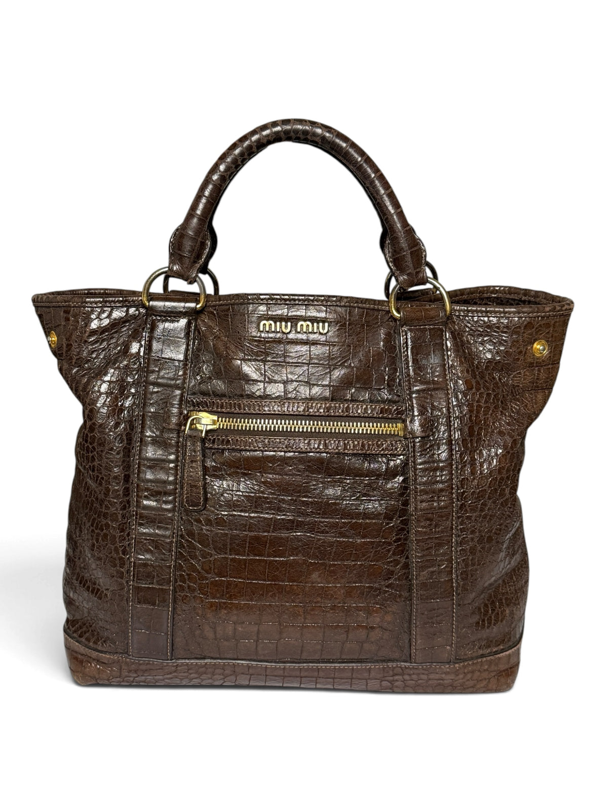 Miu Miu Vintage St. Cocco Shopping Tote