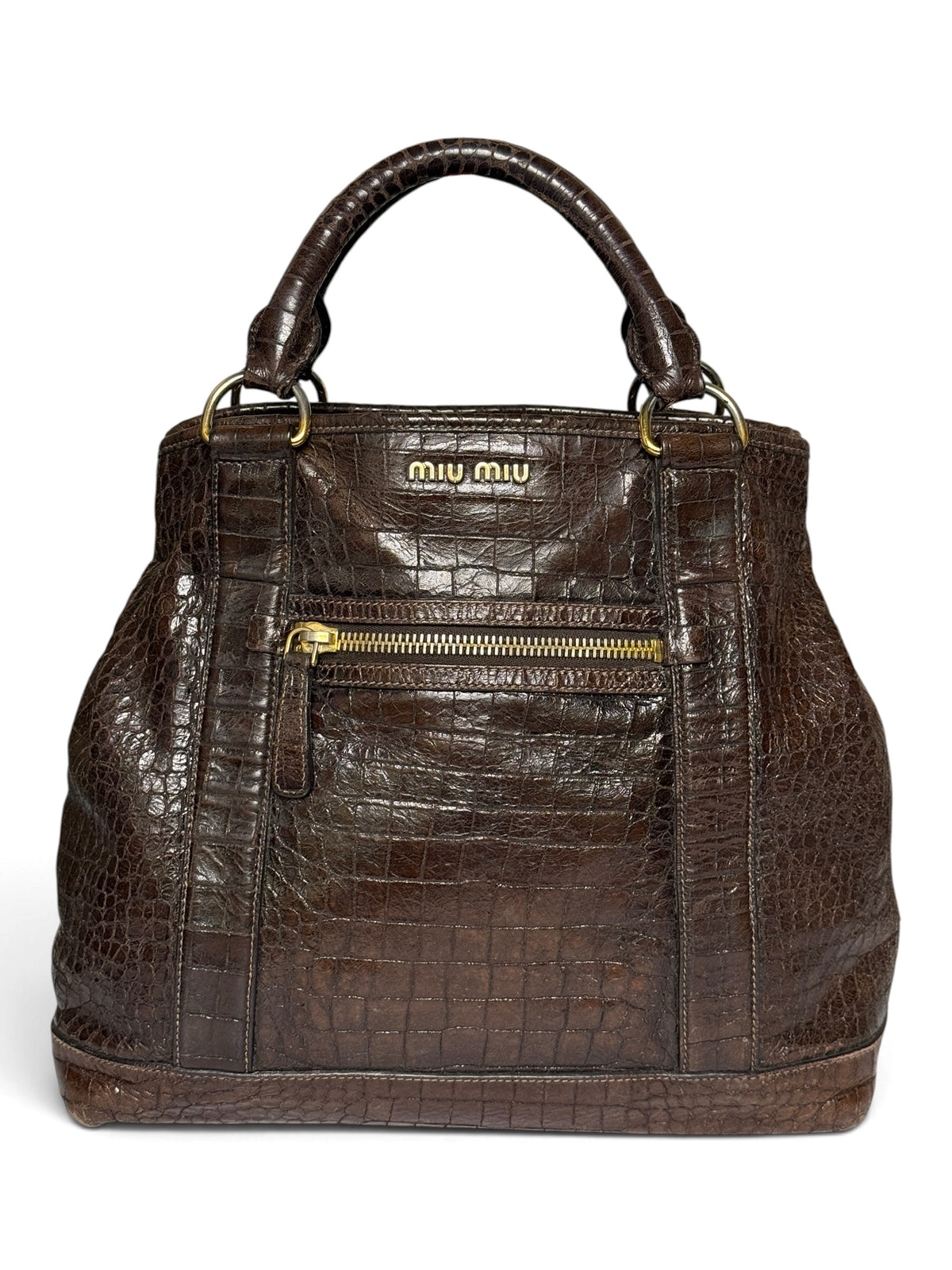 Miu Miu Vintage St. Cocco Shopping Tote
