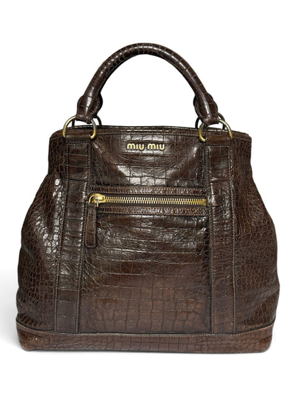 Miu Miu Vintage St. Cocco Shopping Tote