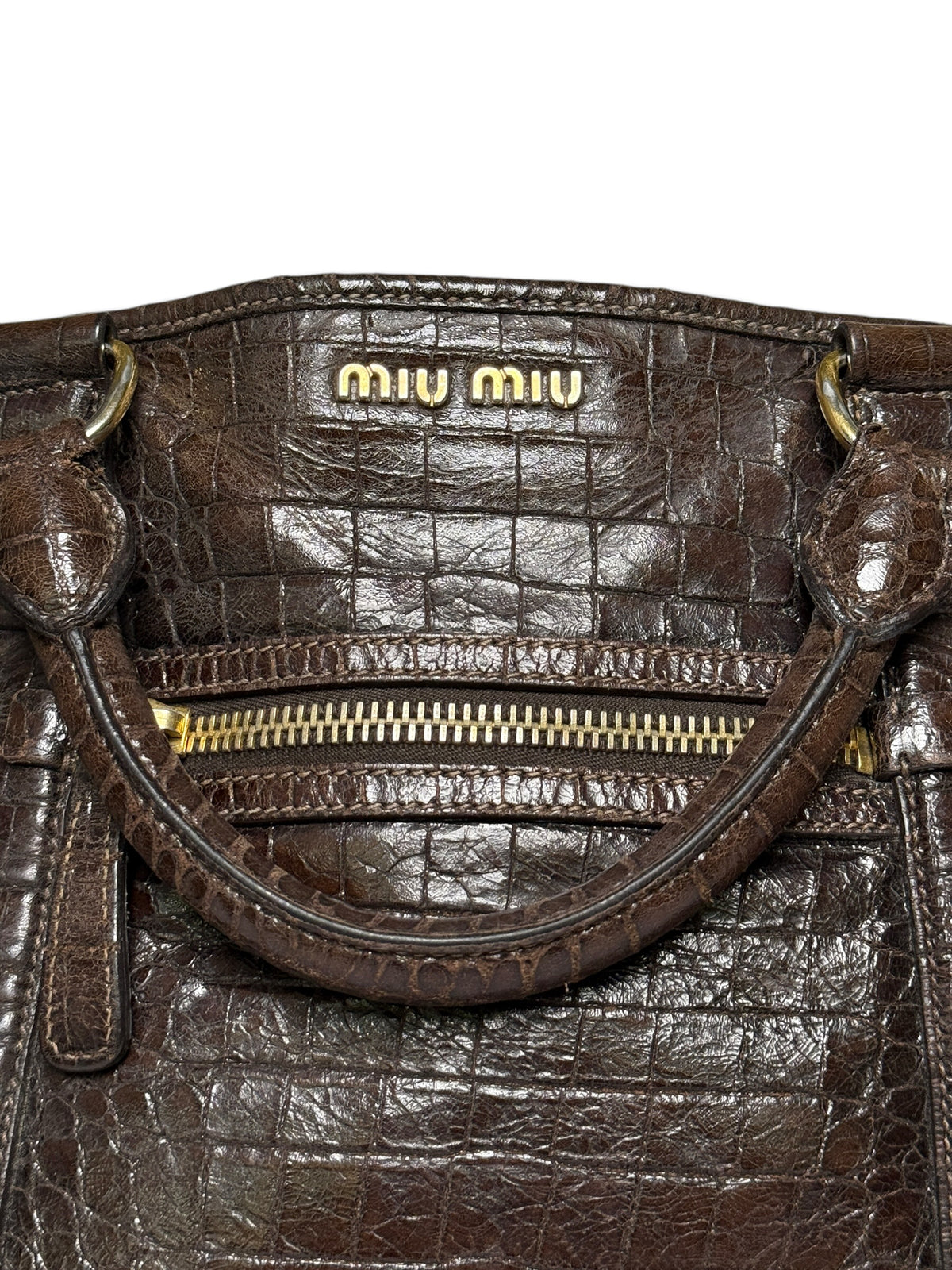 Miu Miu Vintage St. Cocco Shopping Tote
