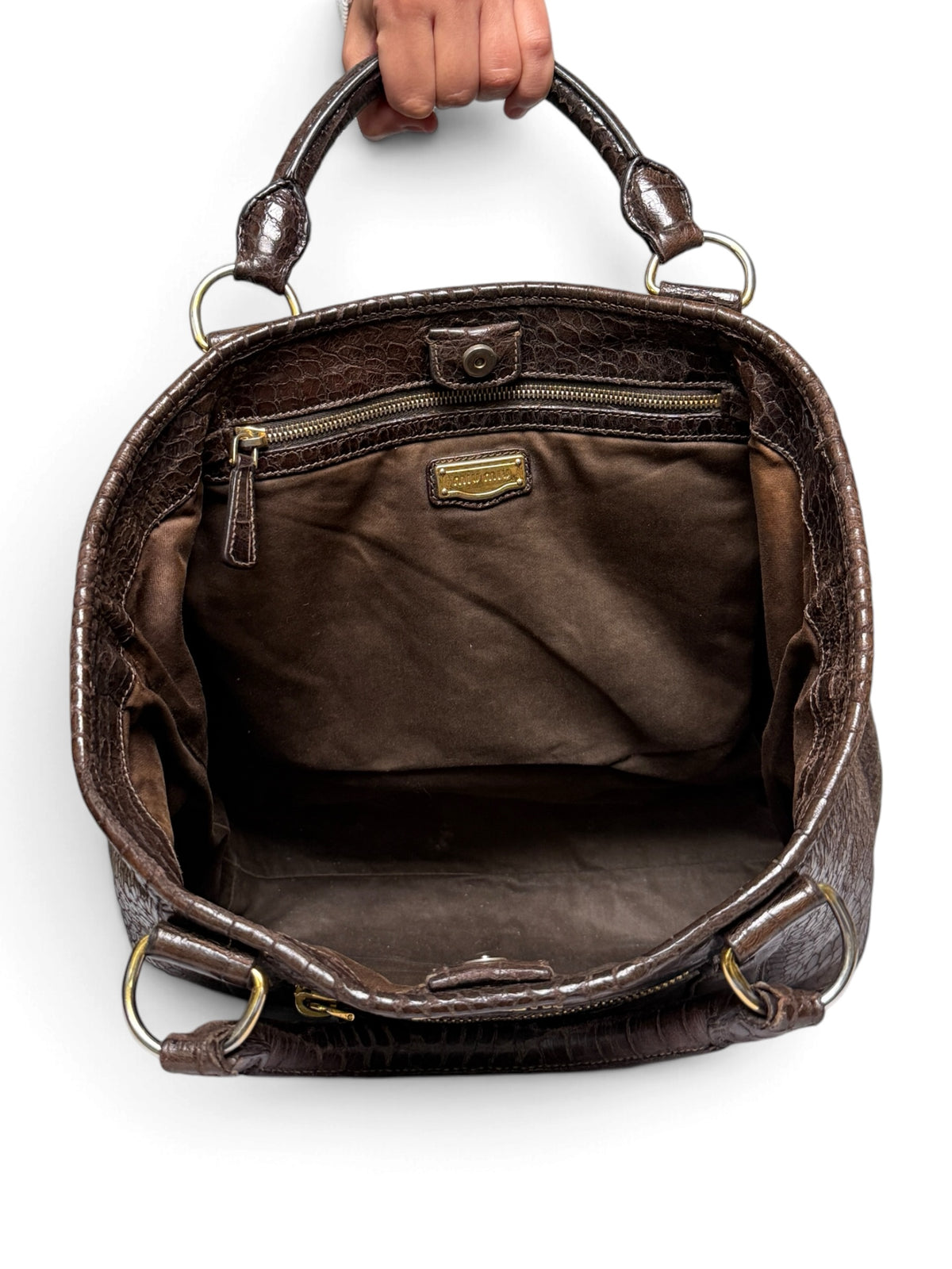 Miu Miu Vintage St. Cocco Shopping Tote
