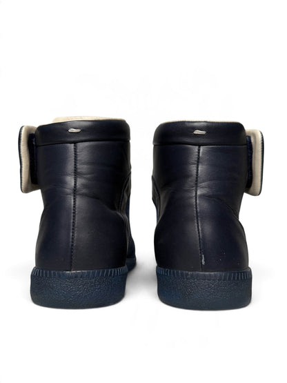 Maison Margiela Future High Dark Blue Suede