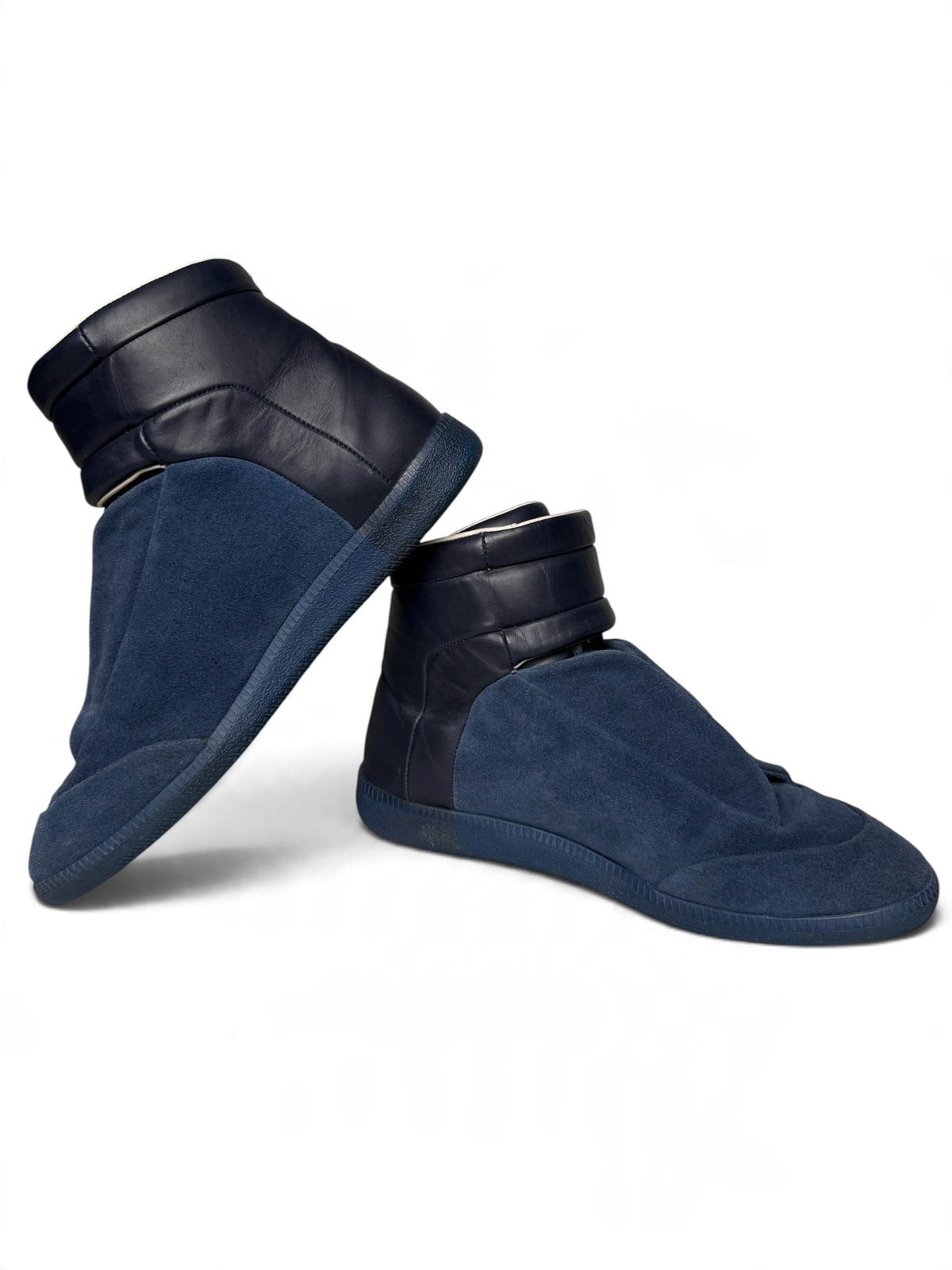 Maison Margiela Future High Dark Blue Suede
