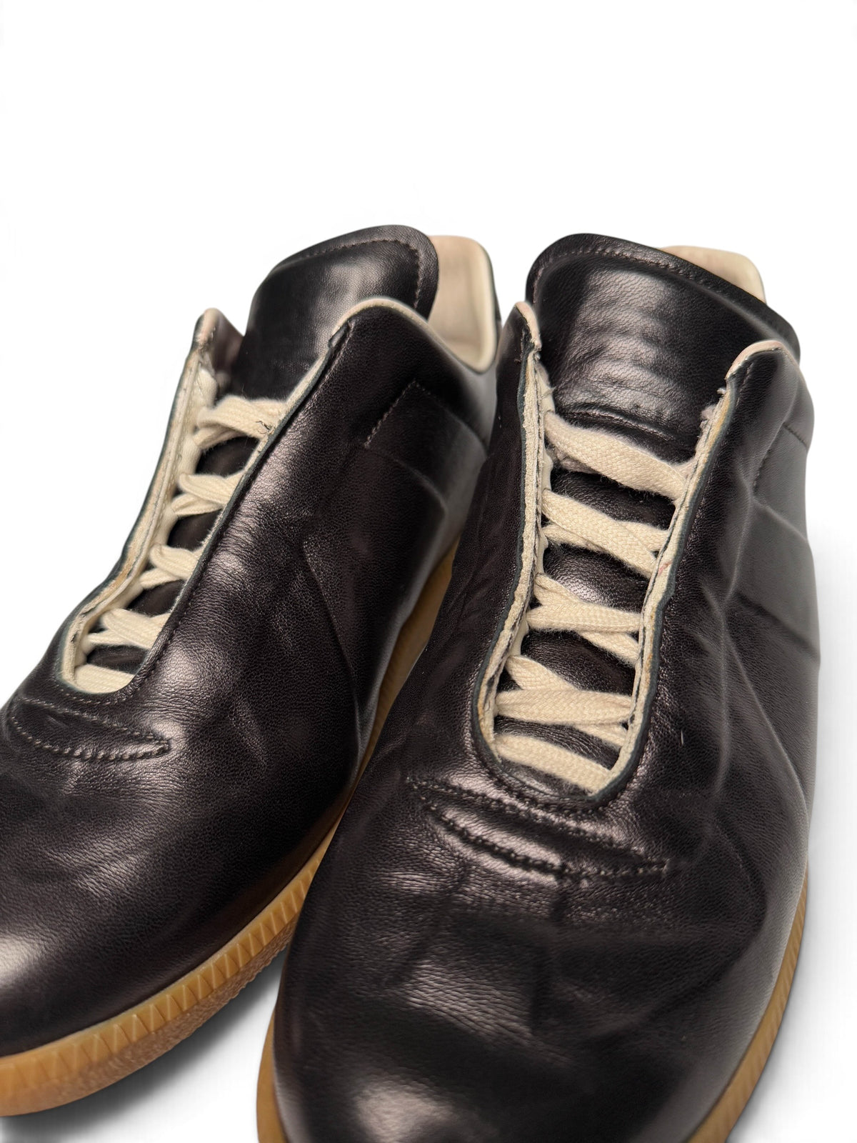 Maison Margiela 'Layered' GATs Dark Brown