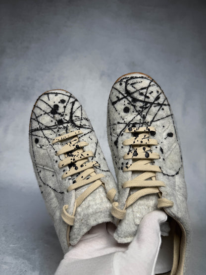 Maison Margiela Replica Felt Black Paint Splatter (42)