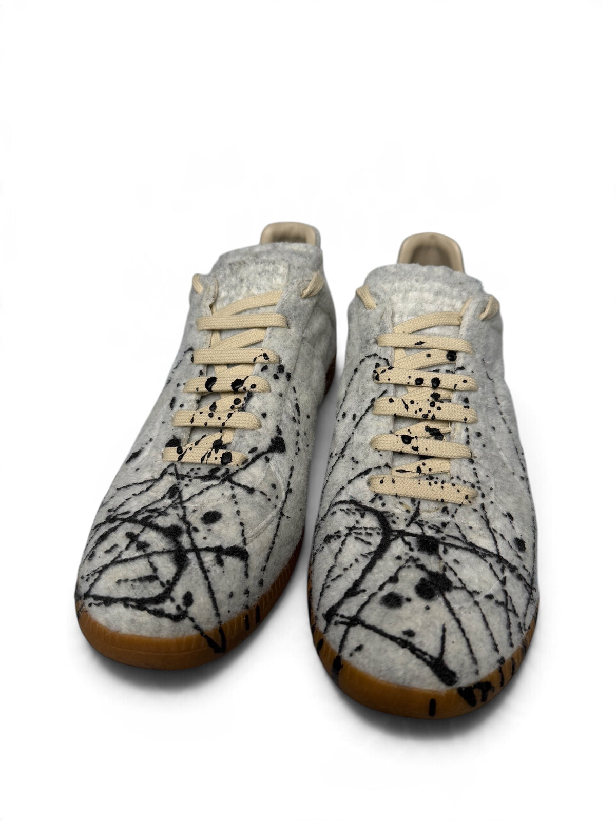 Maison Margiela Replica Felt Black Paint Splatter