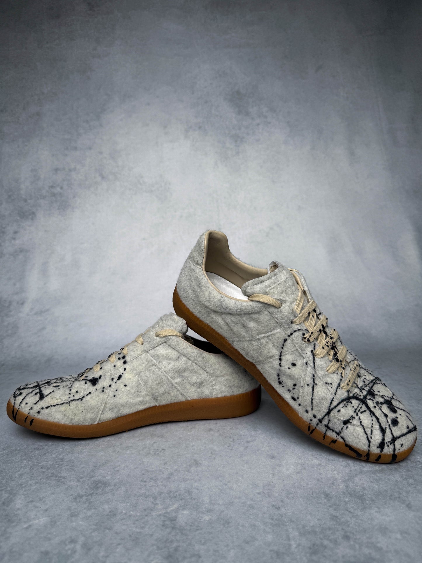 Maison Margiela Replica Felt Black Paint Splatter (42)