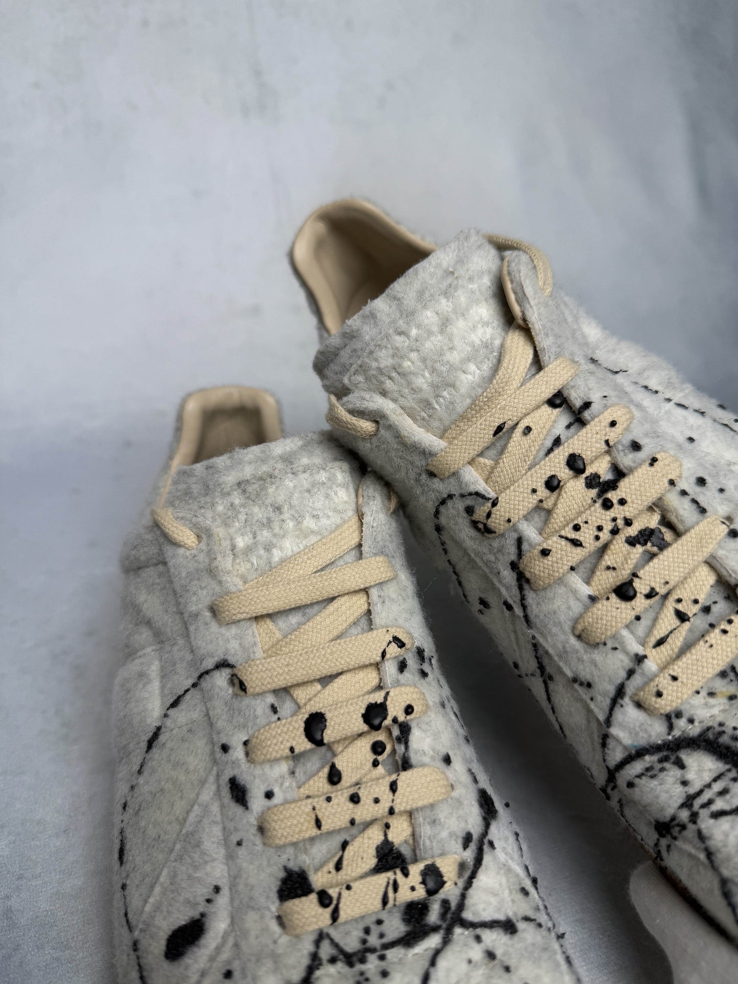 Maison Margiela Replica Felt Black Paint Splatter (42)