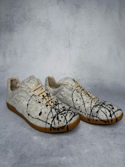 Maison Margiela Replica Felt Black Paint Splatter (42)