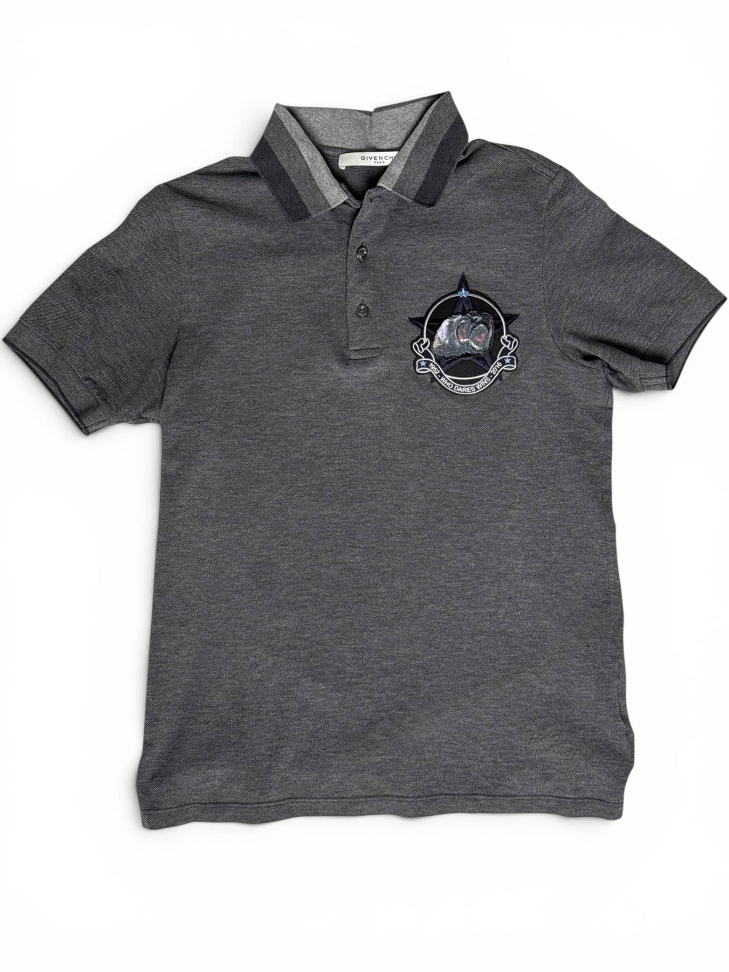 FW2016 Givenchy Star Monkey Brothers Polo Grey (XS)