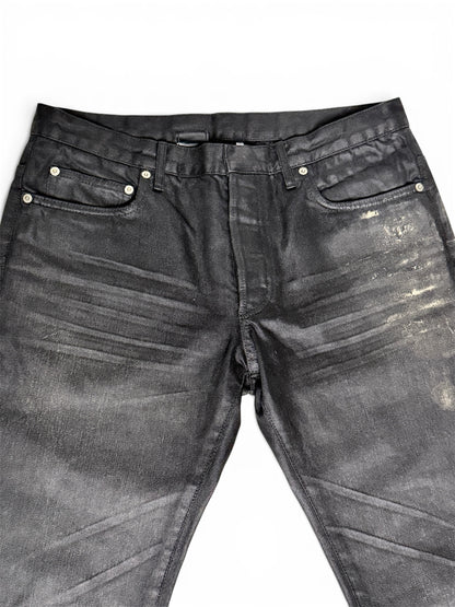 Dior Homme SS2007 'Gold Dust' Waxed Clawmark Denim (33)