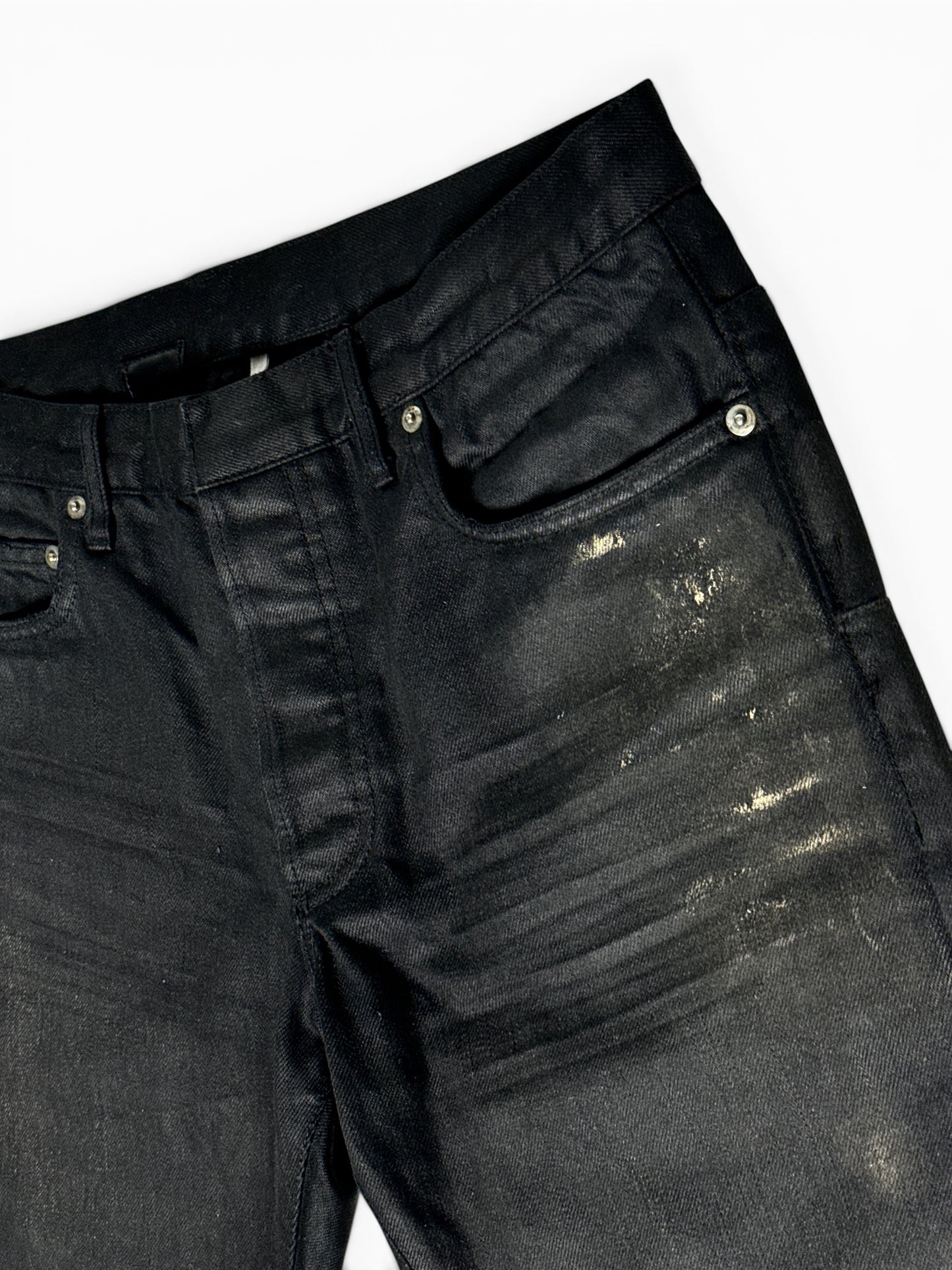 Dior Homme SS2007 'Gold Dust' Waxed Clawmark Denim (33)