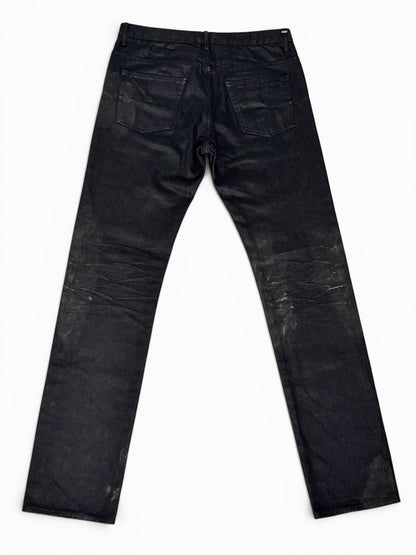 Dior Homme SS2007 'Gold Dust' Waxed Clawmark Denim (33)