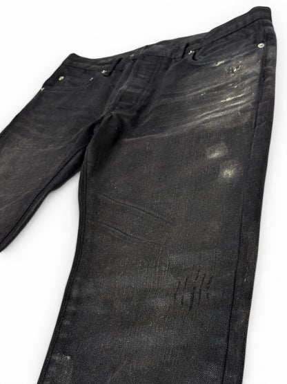 Dior Homme SS2007 'Gold Dust' Waxed Clawmark Denim (33)