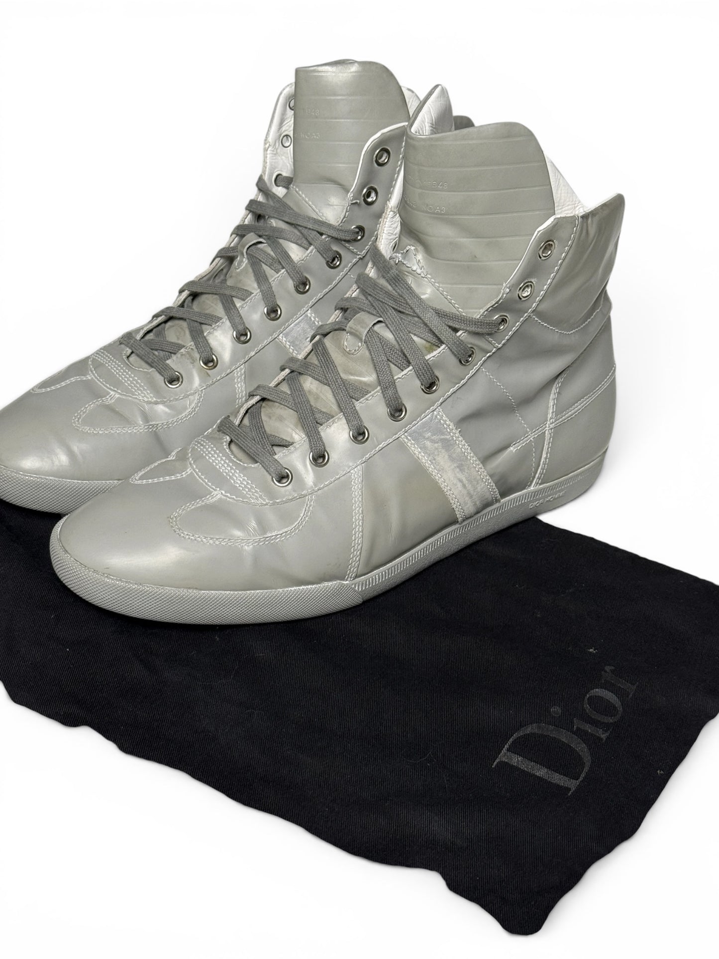 Dior Homme FW2009 B48 High-Top Sneaker Grey (45)