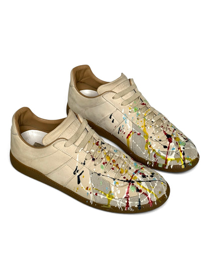 Maison Margiela 'Paint Splatter' GATs Nubuck Leather (40.5)