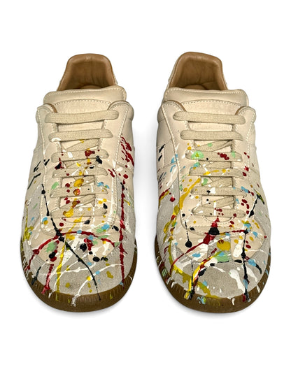 Maison Margiela 'Paint Splatter' GATs Nubuck Leather (40.5)