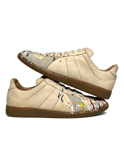 Maison Margiela 'Paint Splatter' GATs Nubuck Leather (40.5)