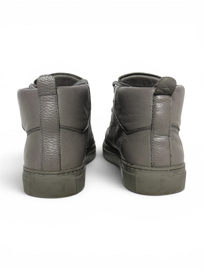Balenciaga Arena High Grey Full Grain Leather (43)