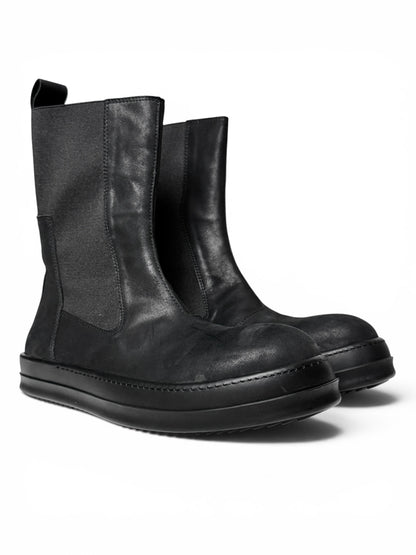 Rick Owens Bozo Chelsea Boots Nubuck Leather (43)