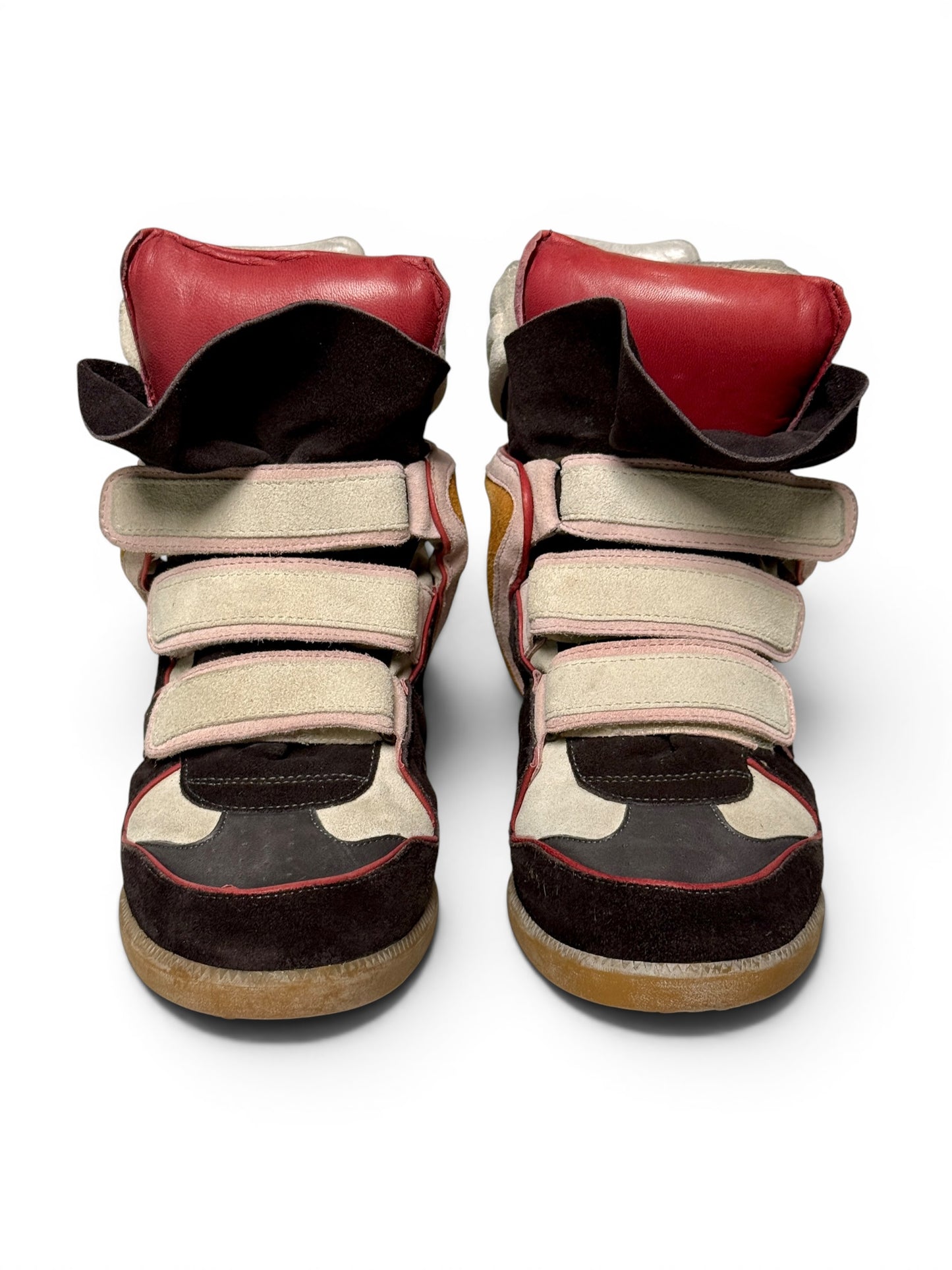 Isabel Marant Bekett Wedge Sneaker Multicolor Suede (41)