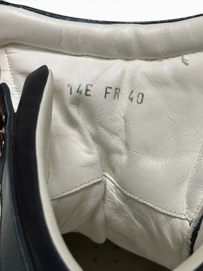 Dior Homme SS2014 Blue Metallic High-Tops Patent Leather (42)