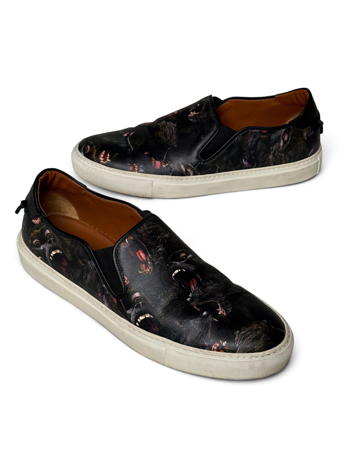 Givenchy FW2016 Monkey Brothers Leather Slip-Ons (44)