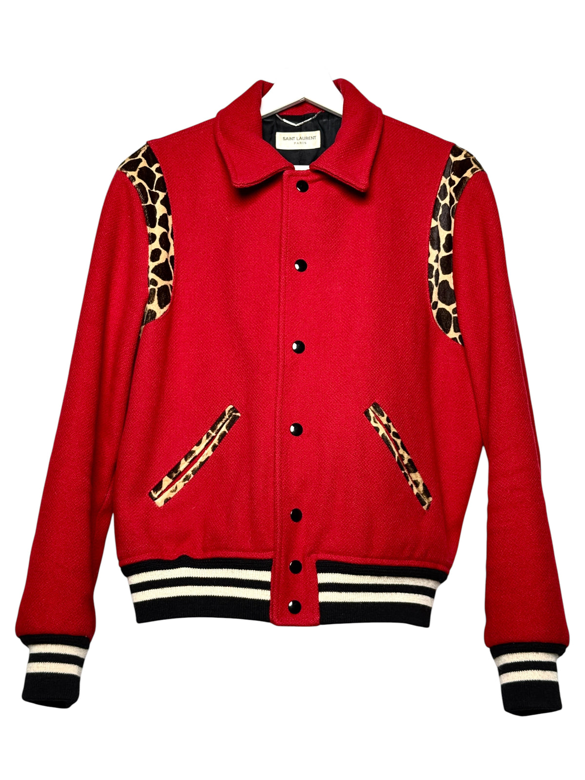 Saint Laurent AW2014 Cheetah Pony Hair Teddy Jacket