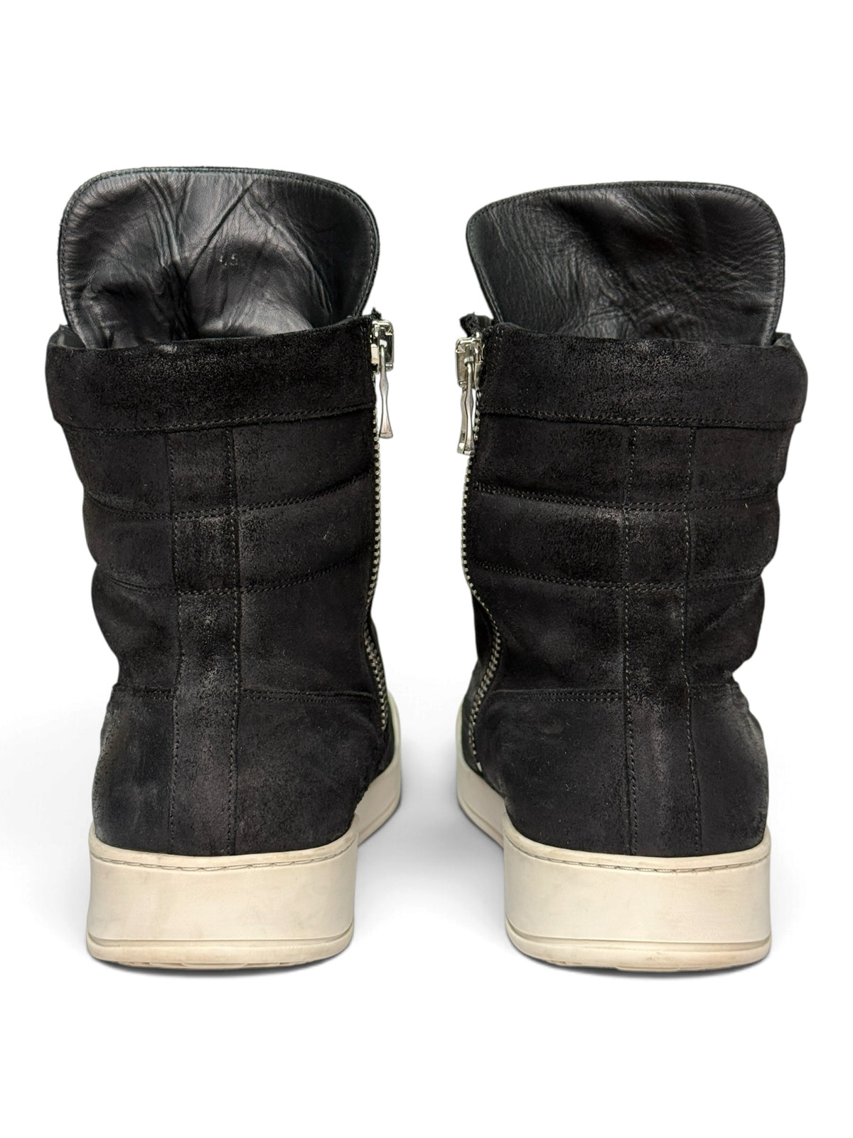 Balmain SS2016 Blistered Leather High-Tops