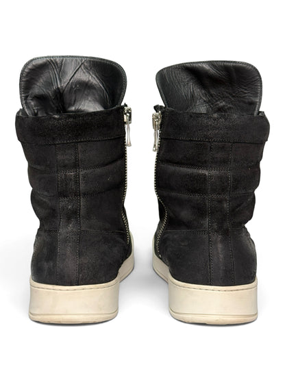 Balmain SS2016 Blistered Leather High-Tops