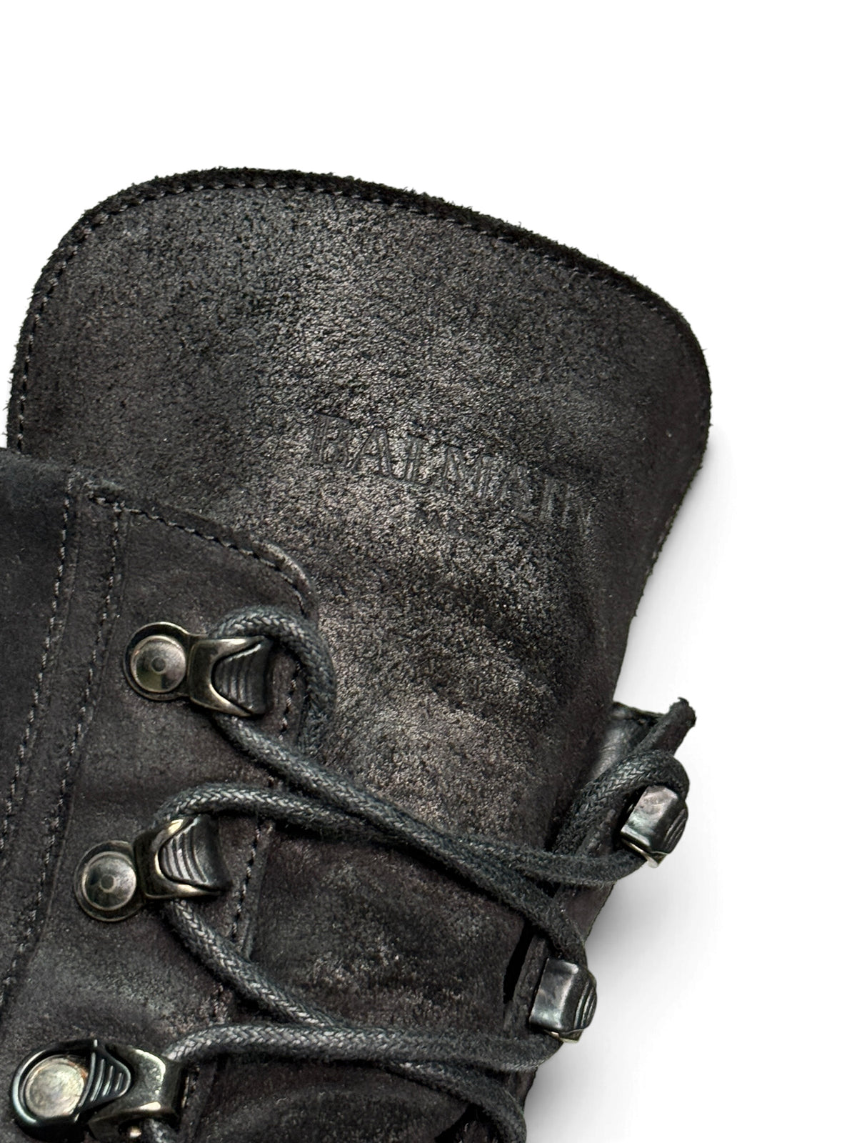 Balmain SS2016 Blistered Leather High-Tops
