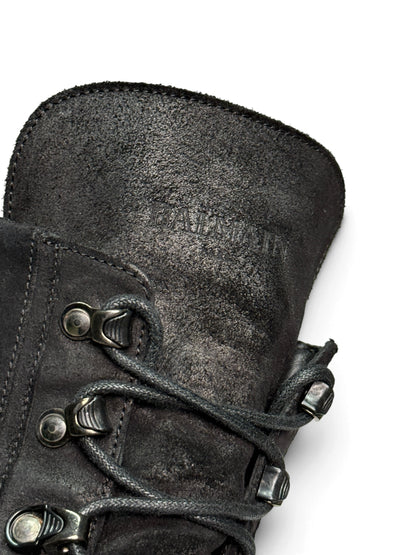 Balmain SS2016 Blistered Leather High-Tops
