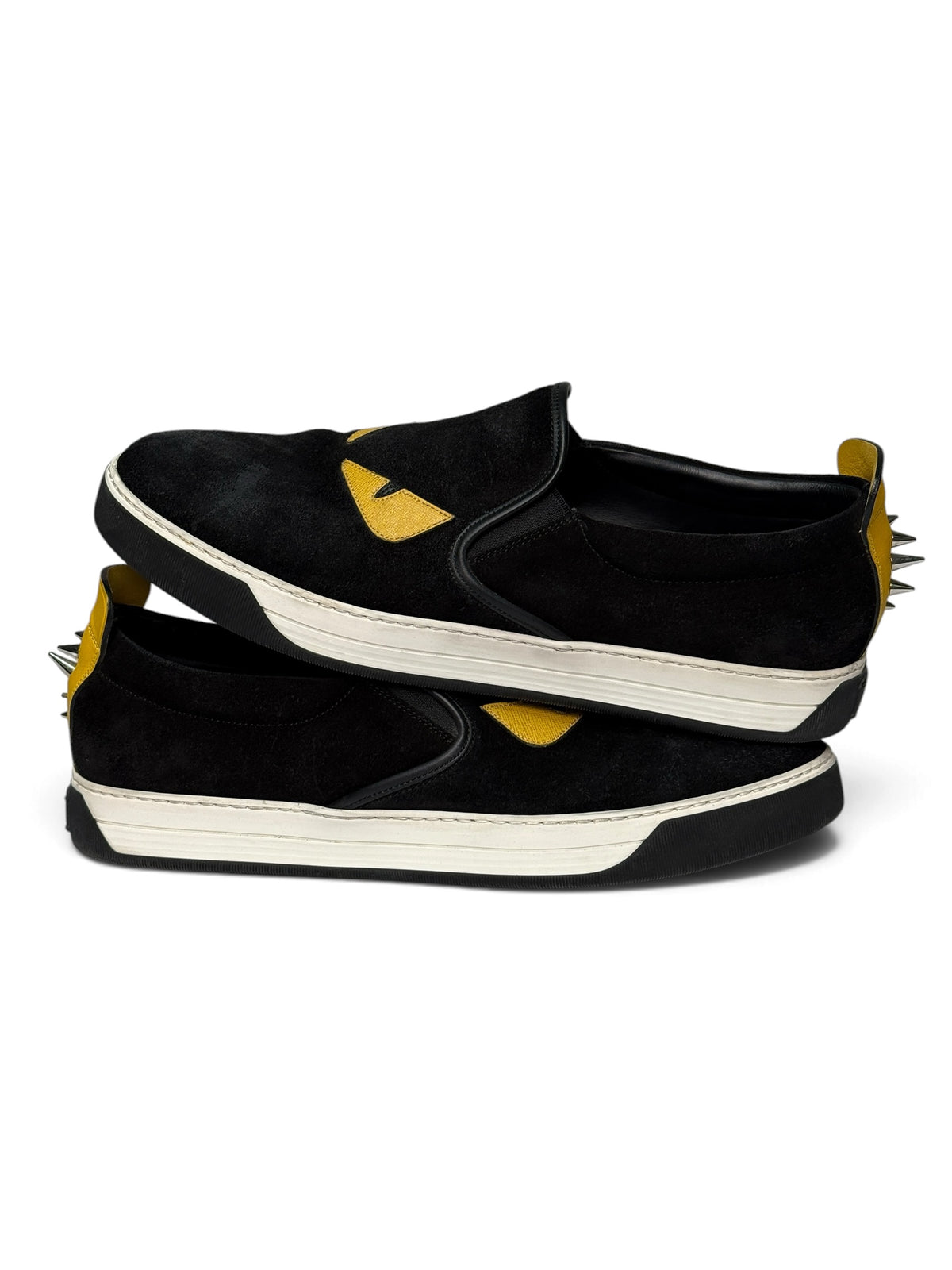 Fendi Monster Slip-On Sneaker Black