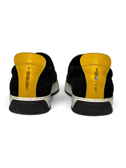 Fendi Monster Slip-On Sneaker Black