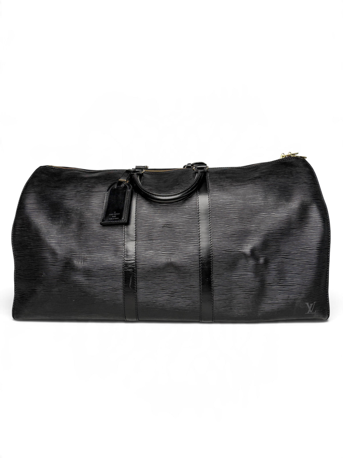 Louis Vuitton 1993 Keepall 55 Black Epi Leather