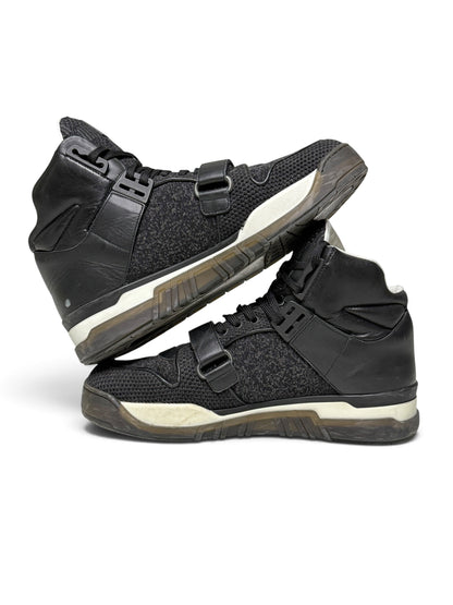 Louis Vuitton SS2015 Black Trailblazer Knit/Leather Strap Sneaker (44)