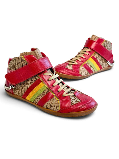 FW2004 Dior Rasta Chain Sneakers