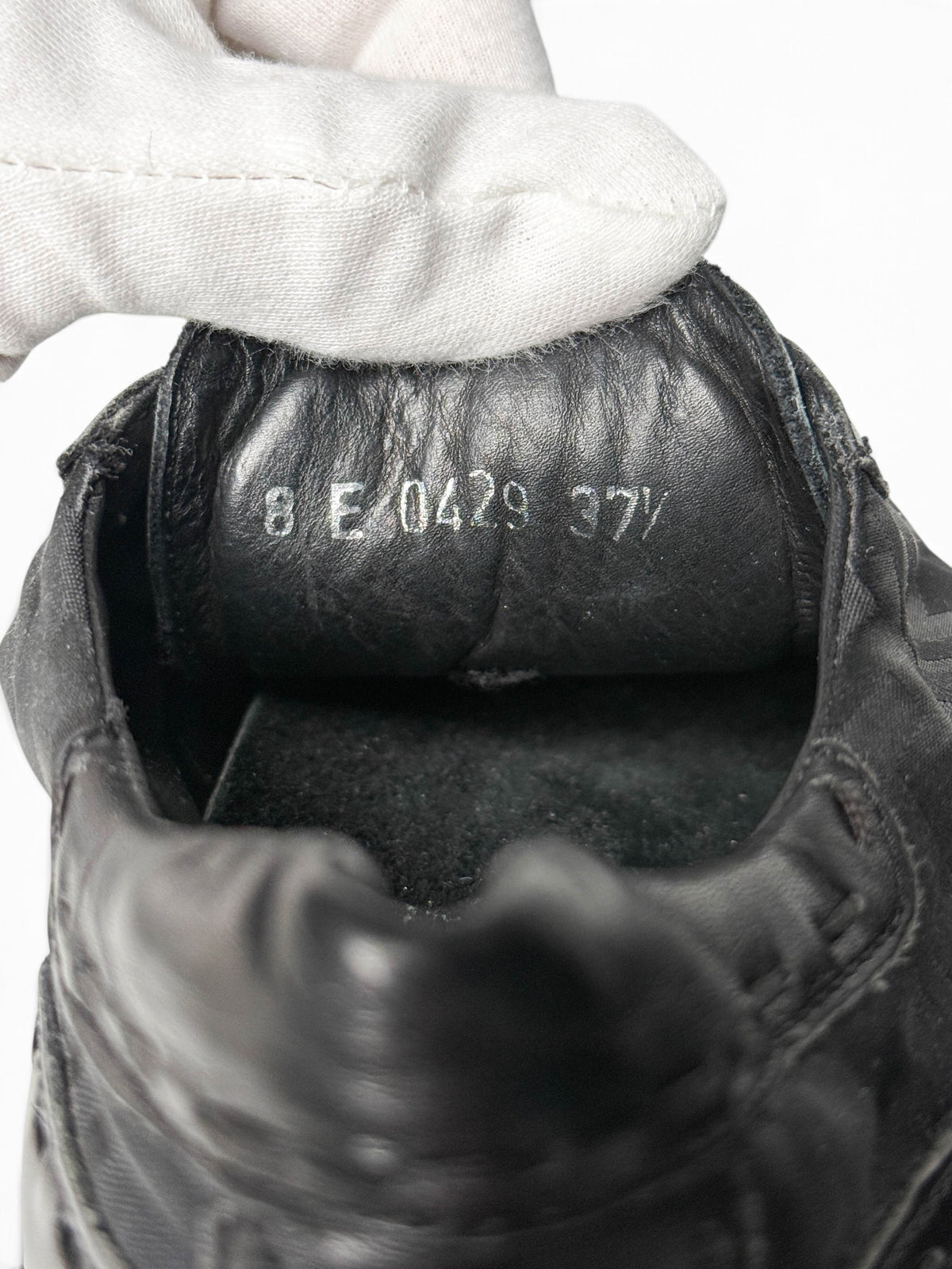 Fendi Vintage Monogram Sneaker Black
