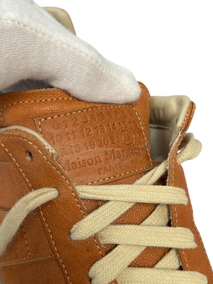 Maison Margiela Replica Low Grained Leather Caramel (43)