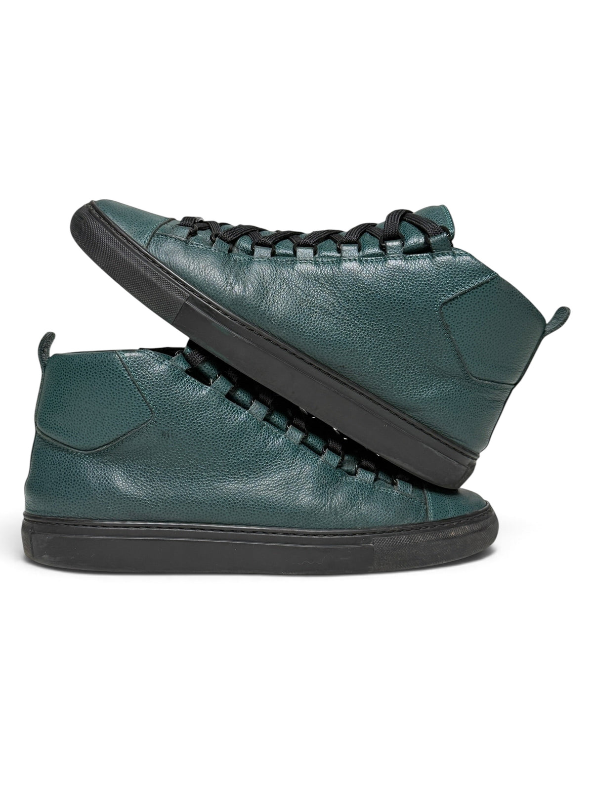 Balenciaga Arena High Full Grain Leather Petrol (44.5)